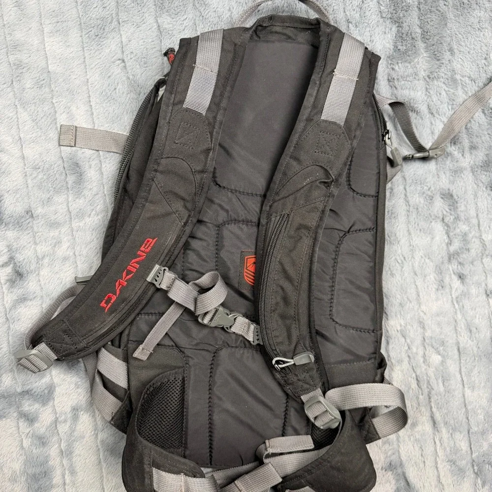 Dakine Heli Pack Backpack Black Grey Red Technical Outdoor Ski Snowboard Bag